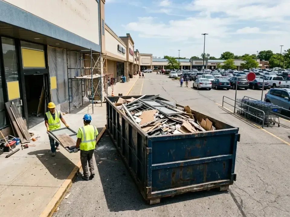 retail-store-renovation-debris-003 — frequently asked questions, Roll-off Dumpster Rentals in Penn Farms, PA